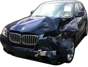 Crashed vehicle